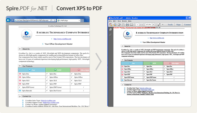 xps to pdf conversion