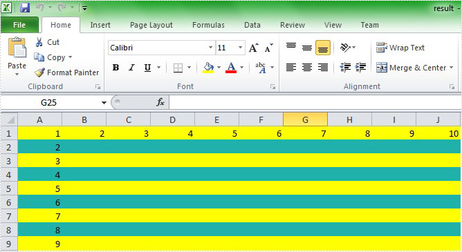 How to Alternate Row Colors in Excel with Conditional Formatting