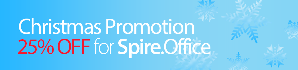 Spire.E-iceblue Christmas Promotion