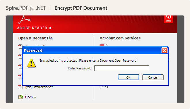 Encrypt PDF Document