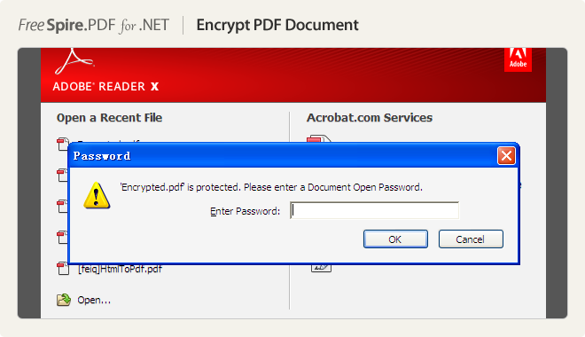 Encrypt PDF Document