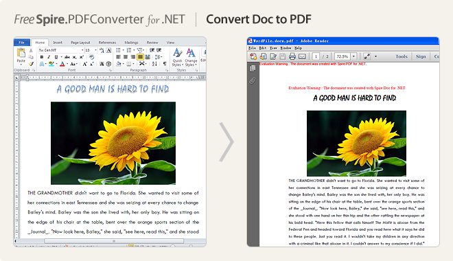 Convert Doc to PDF