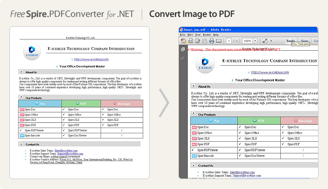 Convert Image to PDF