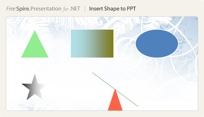 Insert Shape to PPT