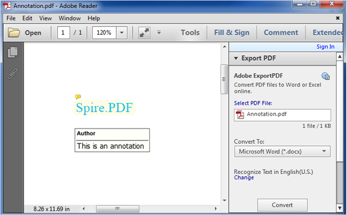 Add Annotation to PDF in WPF