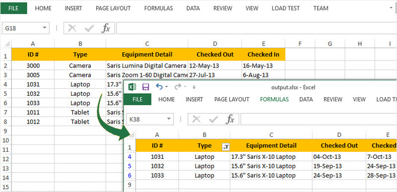 How To Add Autofilter To Excel In C Vb 