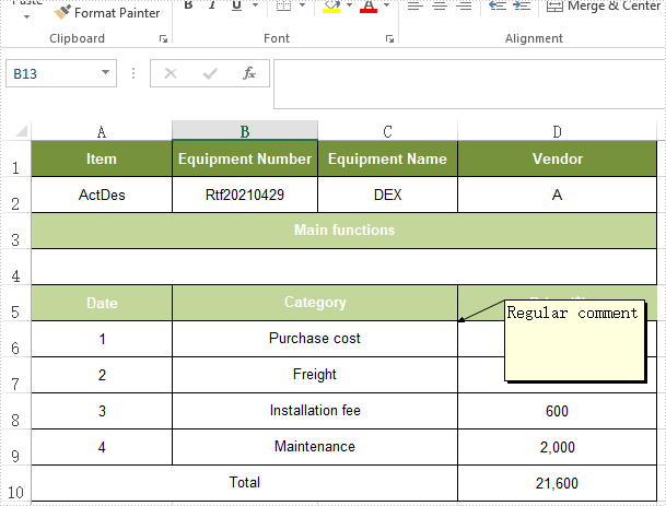 Java: Insert or Format Comments in Excel