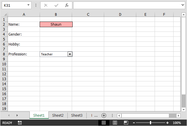 Add and Remove Form Controls in Excel in Java