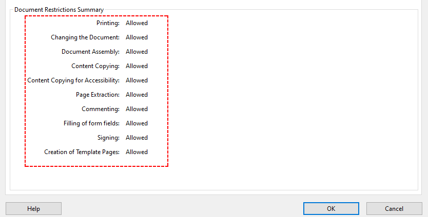 Remove all restrictions from PDF using Adobe