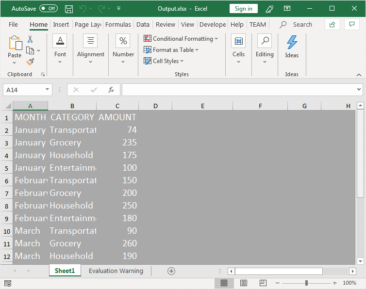 Apply a Style to an Entire Excel Worksheet in C#