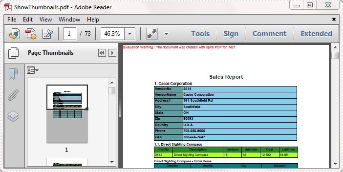 How to Automatically Display Bookmarks or Thumbnails When PDF is Opened in C#, VB.NET