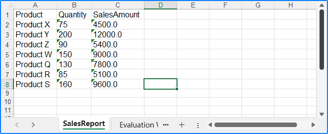 Import Data from DataTable to Excel with C#