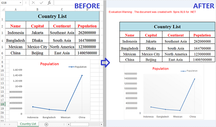 C#/VB.NET: Convert Excel to Images