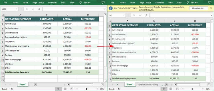 Convert an Excel file to an ODS file