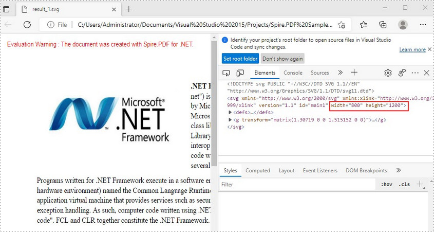 C#/VB.NET: Convert PDF to SVG