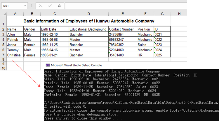 C#/VB.NET: Create, Read, or Update Excel Documents