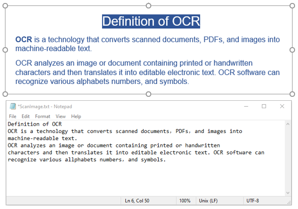 C#: Extract Text from Images or Scanned PDFs with OCR