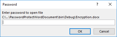 C#/VB.NET - How to Protect or Unprotect a Word Document
