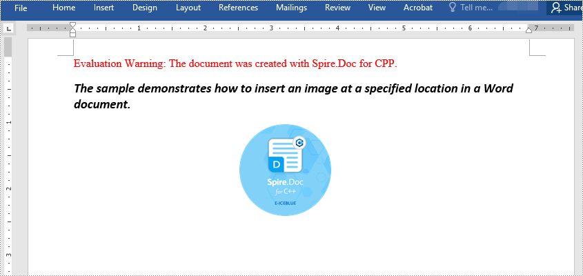 C++: Insert Images into Word Documents