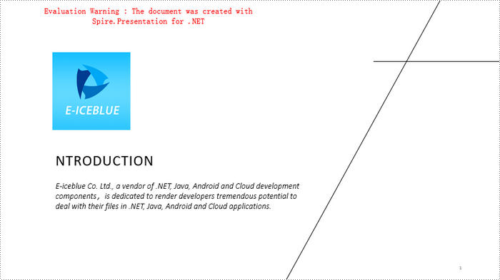 C#: Insert Images to a PowerPoint Document