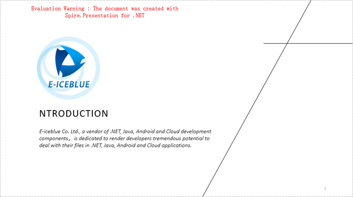 C#: Insert Images to a PowerPoint Document