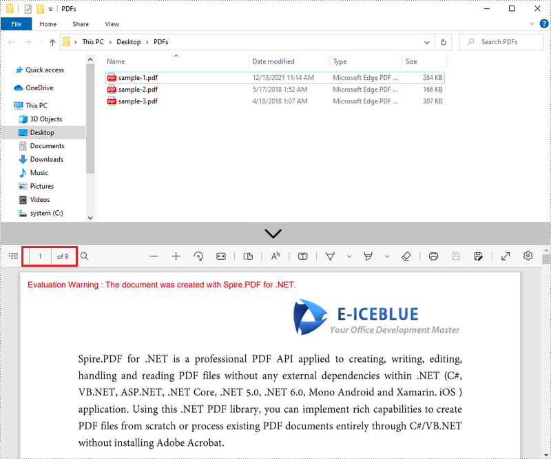 C#/VB.NET: Split PDF into Multiple PDF Files