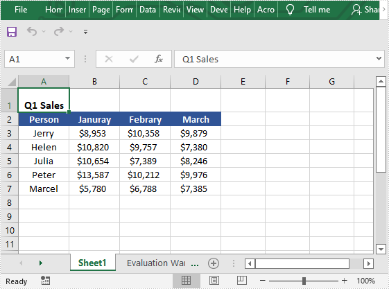 C#/VB.NET: Merge or Unmerge Cells in Excel