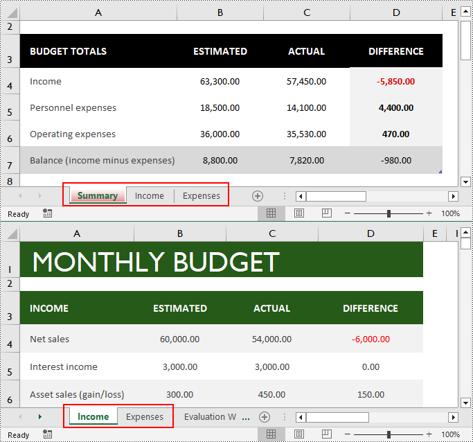 C#: Move or Delete Worksheets in Excel