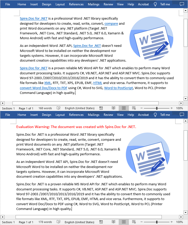 C#/VB.NET: Remove Hyperlinks in Word Documents