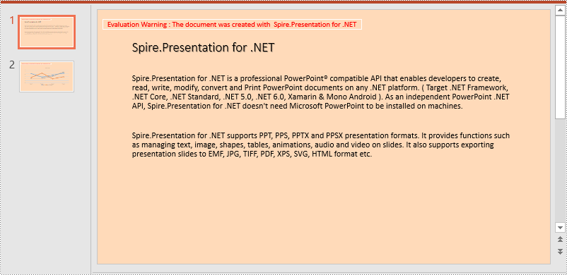 C#/VB.NET: Set Background Color or Picture for PowerPoint Slides