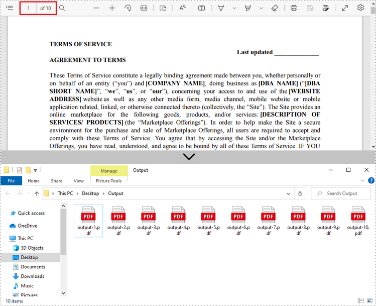 Split PDF - How to separate PDF pages