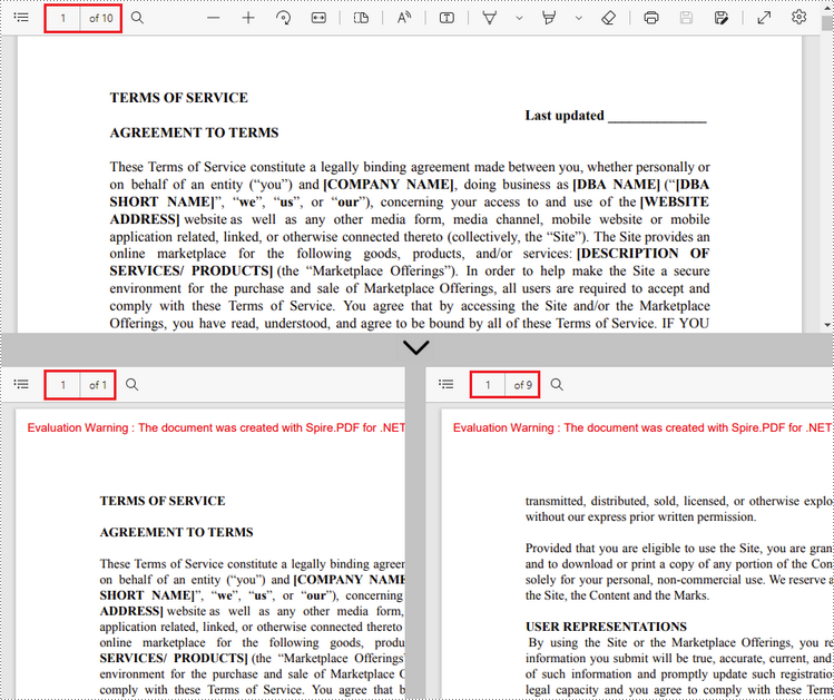 C#/VB.NET: Split PDF into Multiple PDF Files