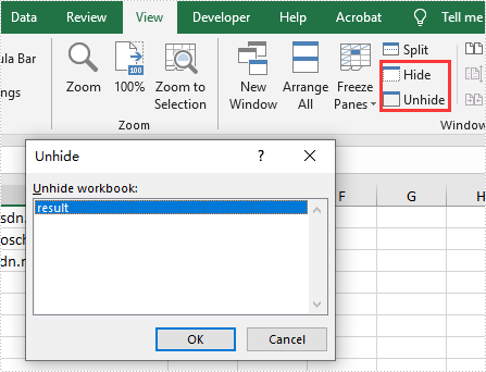 C#/VB.NET hide and unhide window for Excel Workbook