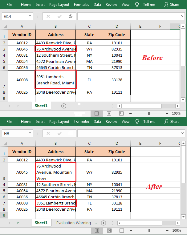 C#/VB.NET: Wrap or Unwrap Text in Excel Cells