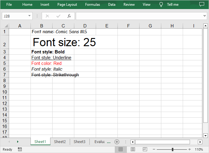 C++: Apply Fonts to Excel Cells