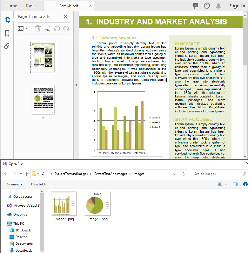 C++: Extract Text and Images from PDF