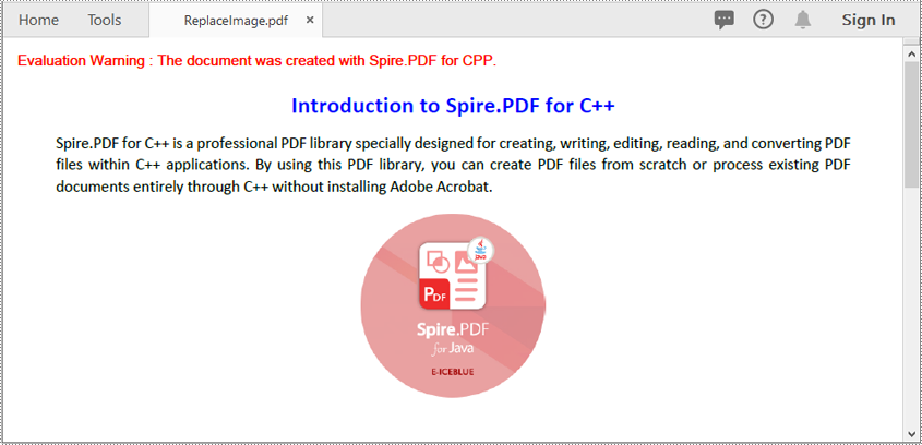 C++: Insert, Replace or Delete Images in PDF