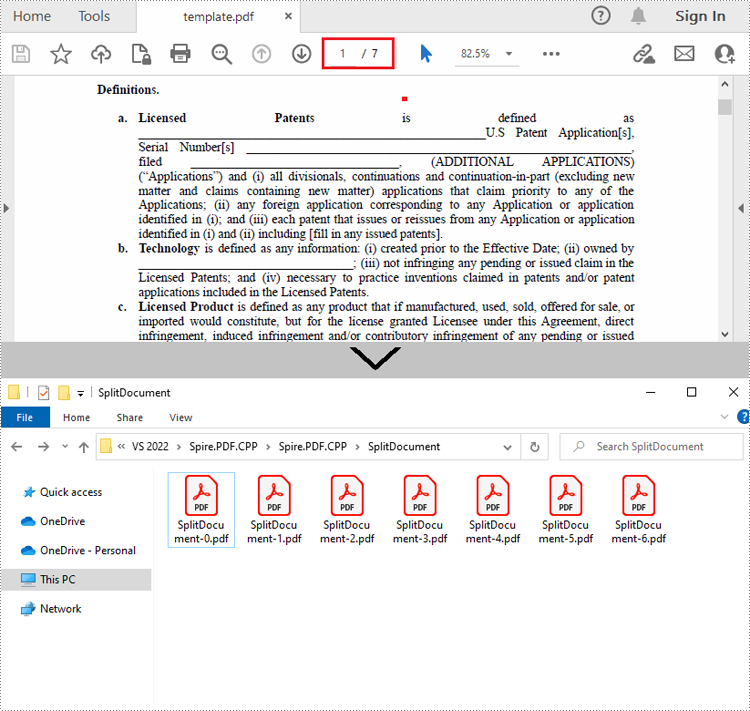 C++: Split a PDF File into Multiple PDFs