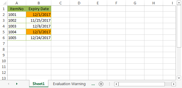 Conditionally Format Dates in Excel with C#