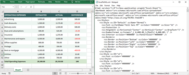 Convert Excel to OpenXML with JavaScript