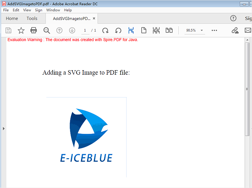 Convert SVG to PDF and Add a SVG Image to PDF in Java