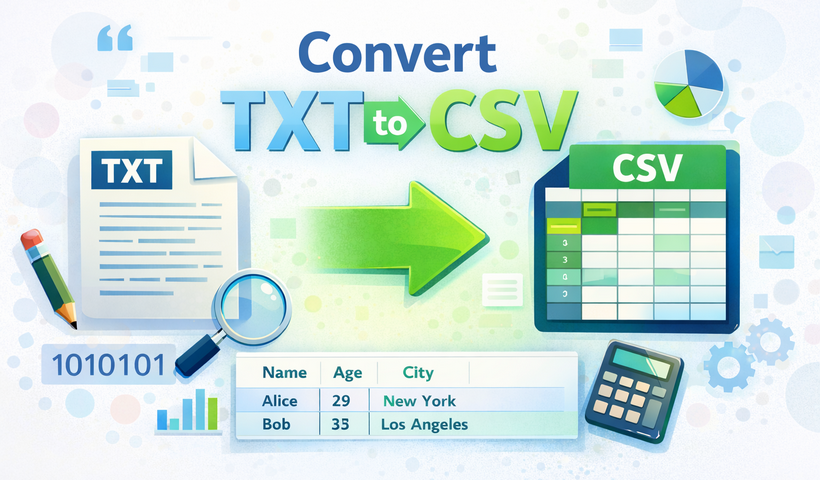 3 best ways to convert TXT to CSV