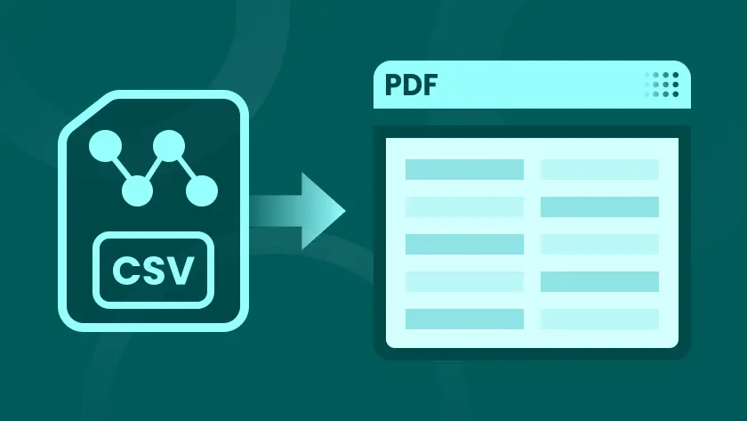 CSV in PDF konvertieren