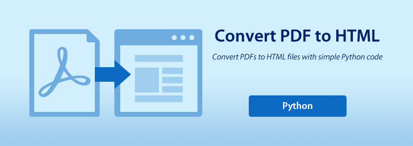Converting PDF to HTML with Python Code
