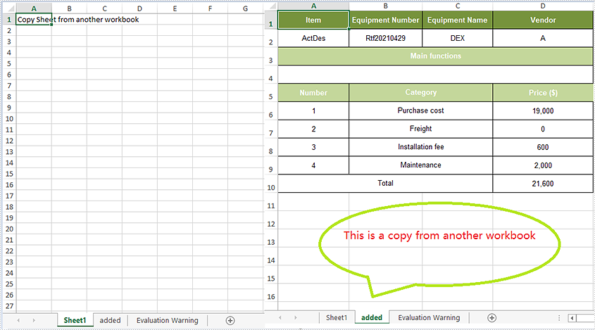 C#/VB.NET: Copy Worksheets in Excel