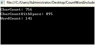 Count the number of words in a document in C#, VB.NET