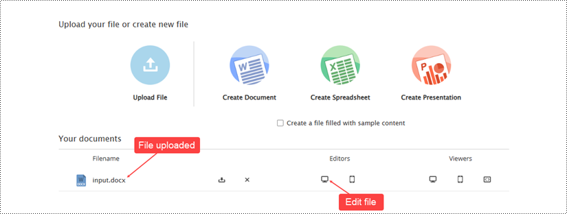 Create & Edit Word, Excel, and PowerPoint Documents Online