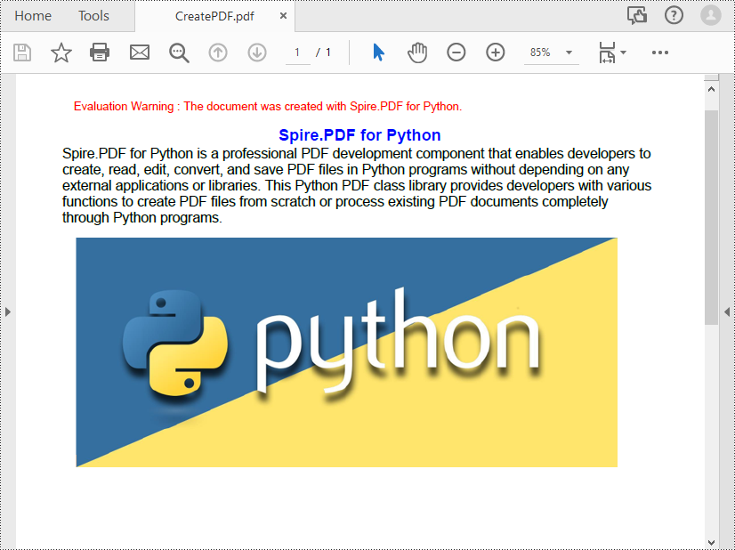 Create PDF Files with Python 