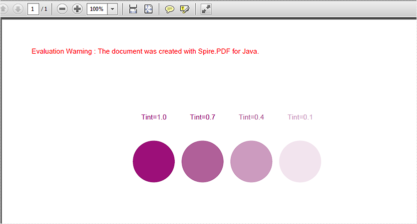 Create Spot Color in PDF in Java