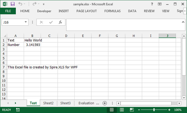 Create Write And Save Excel File In Wpf With C Vb 